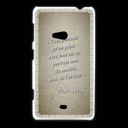 Coque Nokia Lumia 625 Portrait Ame Sepia Citation Oscar Wilde