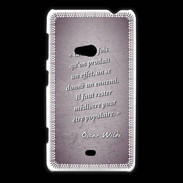 Coque Nokia Lumia 625 Chaque fois Violet Citation Oscar Wilde