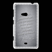 Coque Nokia Lumia 625 Enfants parents Noir Citation Oscar Wilde