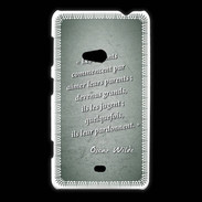 Coque Nokia Lumia 625 Enfants parents Vert Citation Oscar Wilde