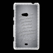 Coque Nokia Lumia 625 Femmes émotions Noir Citation Oscar Wilde
