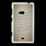 Coque Nokia Lumia 625 Femmes émotions Sepia Citation Oscar Wilde