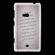 Coque Nokia Lumia 625 Homme animal Rose Citation Oscar Wilde
