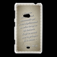 Coque Nokia Lumia 625 Homme animal Sepia Citation Oscar Wilde