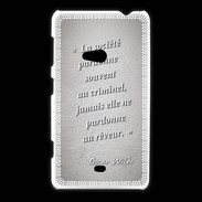 Coque Nokia Lumia 625 Société rêveur Gris Citation Oscar Wilde