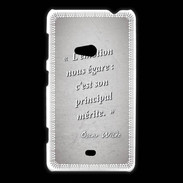 Coque Nokia Lumia 625 Emotion égarée Gris Citation Oscar Wilde