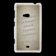 Coque Nokia Lumia 625 Incertitude Sepia Citation Oscar Wilde