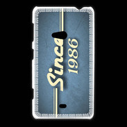 Coque Nokia Lumia 625 Since 1986 Bleu