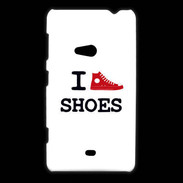Coque Nokia Lumia 625 I love Shoes