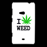 Coque Nokia Lumia 625 I love Weed