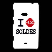 Coque Nokia Lumia 625 I love Soldes