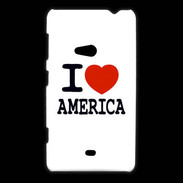 Coque Nokia Lumia 625 I love America