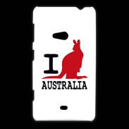 Coque Nokia Lumia 625 I love Australia 2