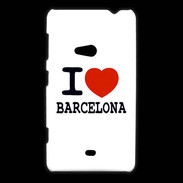Coque Nokia Lumia 625 I love Barcelona