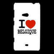 Coque Nokia Lumia 625 I love Belgique
