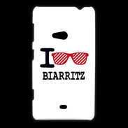 Coque Nokia Lumia 625 I love Biarritz 2