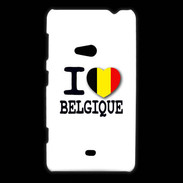 Coque Nokia Lumia 625 I love Belgique 2