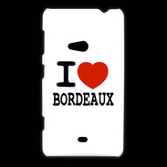 Coque Nokia Lumia 625 I love Bordeaux