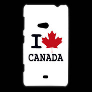 Coque Nokia Lumia 625 I love Canada 2