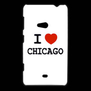 Coque Nokia Lumia 625 I love Chicago