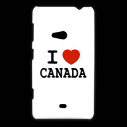 Coque Nokia Lumia 625 I love Canada