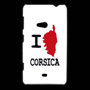 Coque Nokia Lumia 625 I love Corsica 3