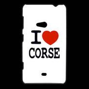 Coque Nokia Lumia 625 I love Corse