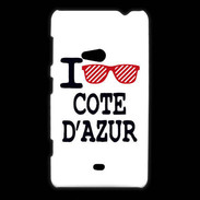 Coque Nokia Lumia 625 I love Cote d'Azur 2