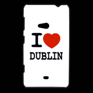 Coque Nokia Lumia 625 I love Dublin