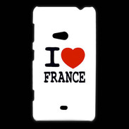 Coque Nokia Lumia 625 I love France