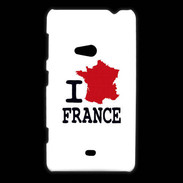 Coque Nokia Lumia 625 I love France 4