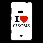 Coque Nokia Lumia 625 I love Grenoble