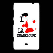 Coque Nokia Lumia 625 i love Guadeloupe 2