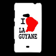 Coque Nokia Lumia 625 I love Guyane 2