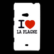 Coque Nokia Lumia 625 I love La Plagne