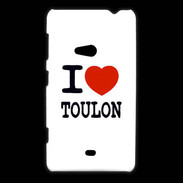 Coque Nokia Lumia 625 I love Toulon