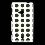 Coque Nokia Lumia 625 pois vert foncé