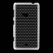 Coque Nokia Lumia 625 pois noir & blanc