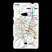 Coque Nokia Lumia 625 Plan de métro de Paris