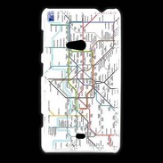 Coque Nokia Lumia 625 Plan de métro de Londres