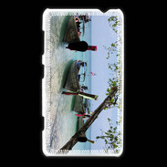 Coque Nokia Lumia 625 DP Barge en bord de plage 2