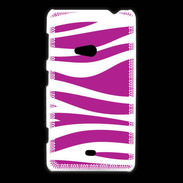 Coque Nokia Lumia 625 zèbre rose & blanc