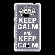 Coque Nokia Lumia 625 Keep Calm Gris