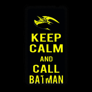 Coque Nokia Lumia 625 Keep Calm Call Batman Noir