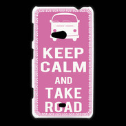 Coque Nokia Lumia 625 Keep Calm Take Road Rose
