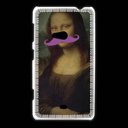 Coque Nokia Lumia 625 Moustache Mona Lisa