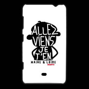 Coque Nokia Lumia 625 Adishatz Humour Maine et Loire