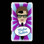 Coque Nokia Lumia 625 Mister Fashion Chatain
