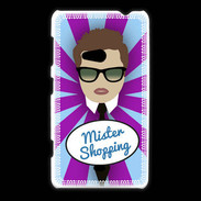 Coque Nokia Lumia 625 Mister Shopping Chatain
