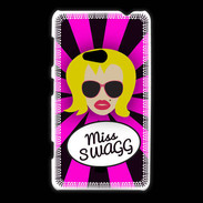 Coque Nokia Lumia 625 Miss Swag Blonde